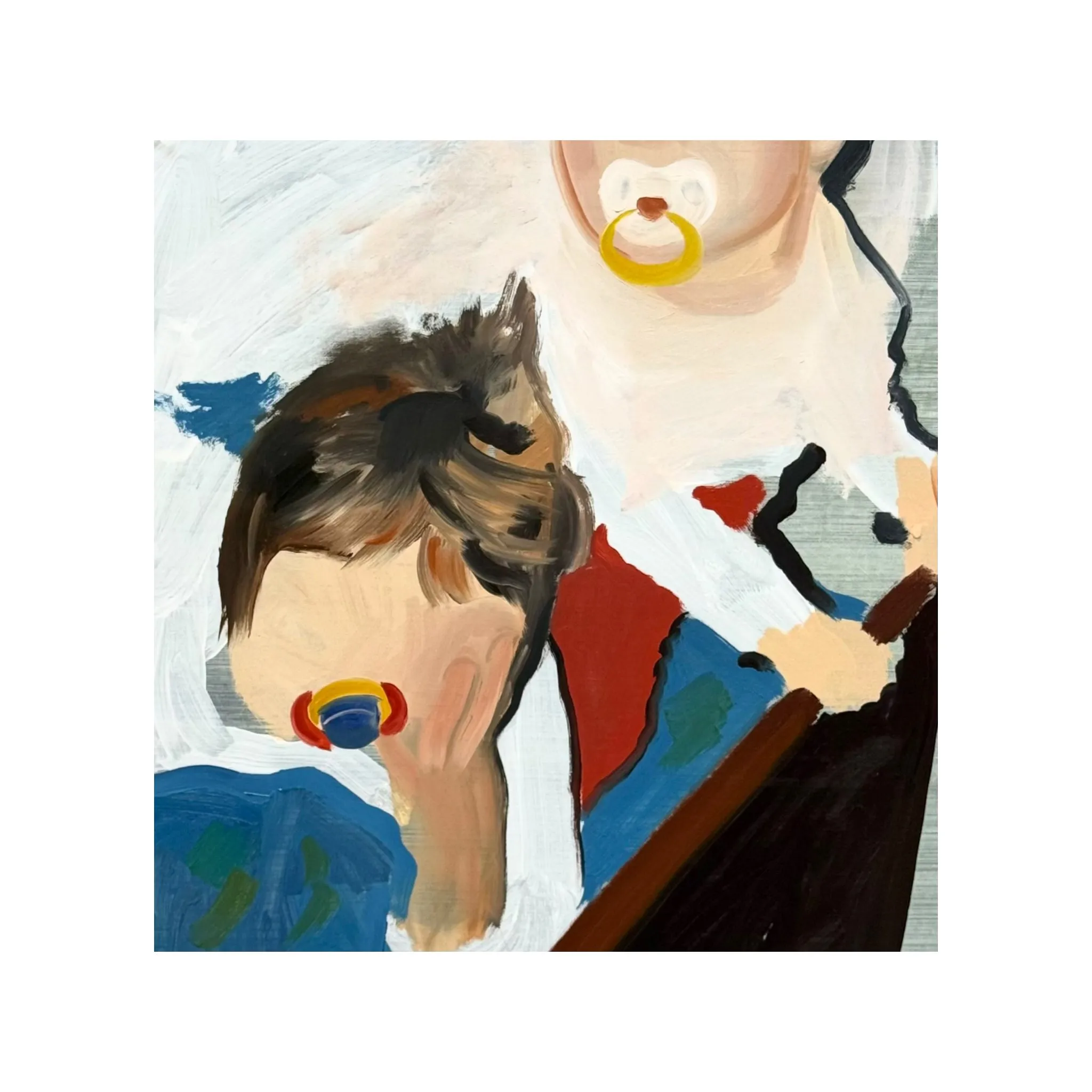 Image of Next morning by Adriana Shportan, size: 35x35, made of oil on canvas, Painting medium, from London, part of the Moments series, priced at £450 (≈ 27,323 грн)