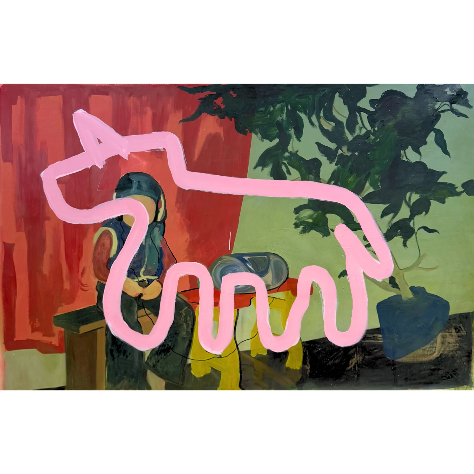 Image of Gangsta's Paradise by Adriana Shportan, size: 150X90, made of oil, acrylic on canvas, Painting medium, from London, priced at £2500 (≈ 151,796 грн) Photo 1 of 3.