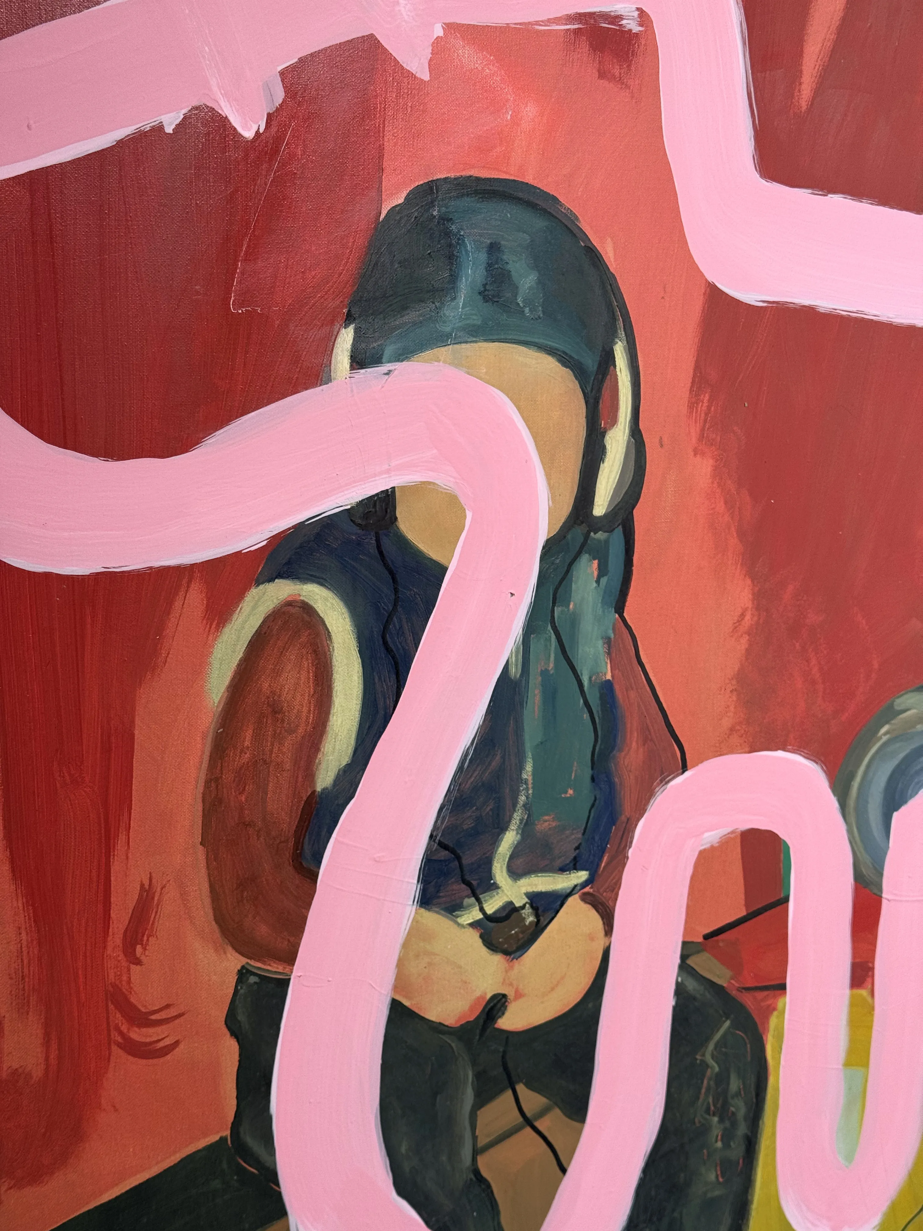 Image of Gangsta's Paradise by Adriana Shportan, size: 150X90, made of oil, acrylic on canvas, Painting medium, from London, priced at £2500 (≈ 151,796 грн) Photo 2 of 3.