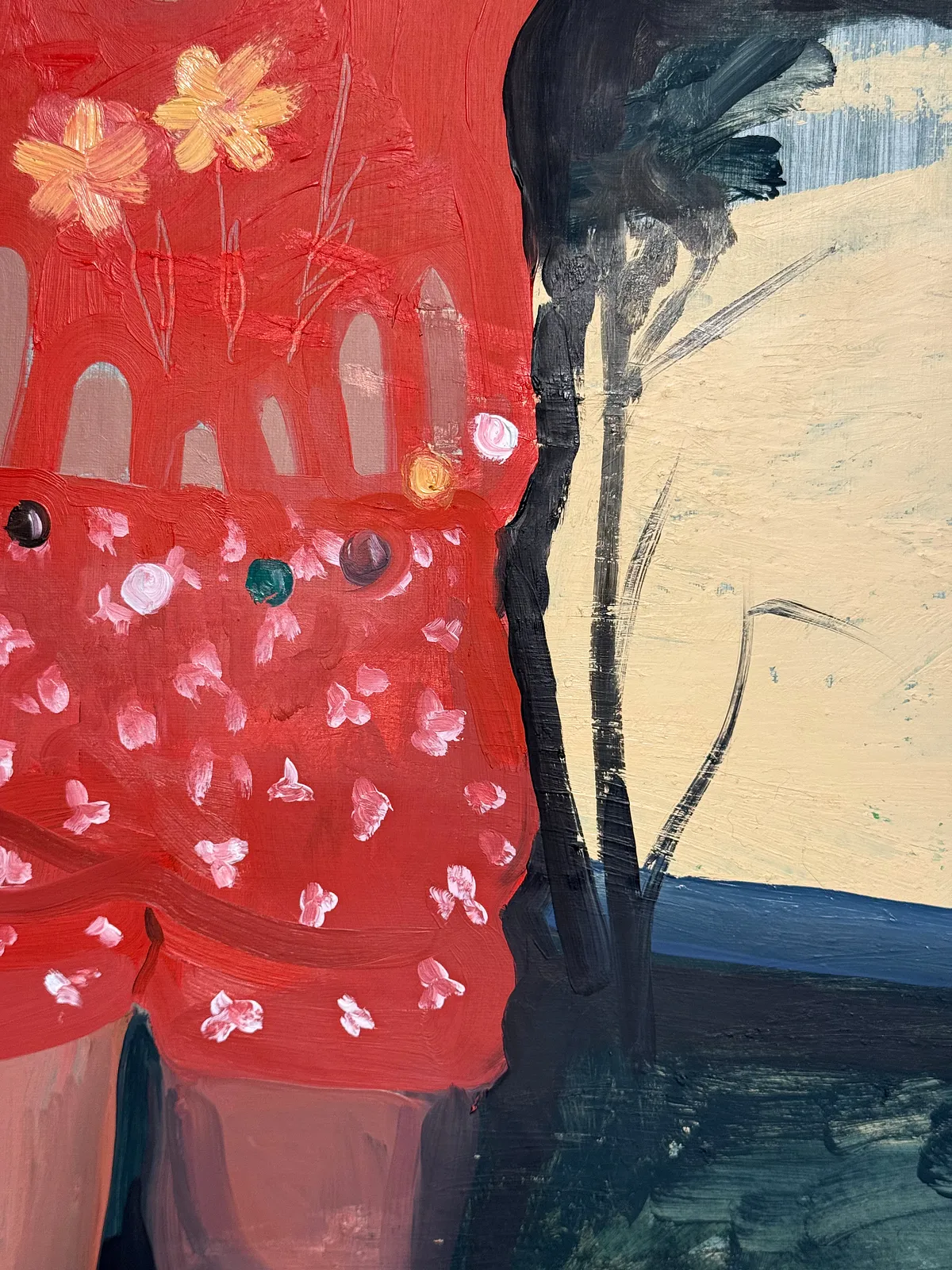 Image of Shine by Adriana Shportan, size: 35x35, made of oil on canvas, Painting medium, from London, part of the Moments series, priced at £450 (≈ 27,323 грн) Photo 2 of 4.