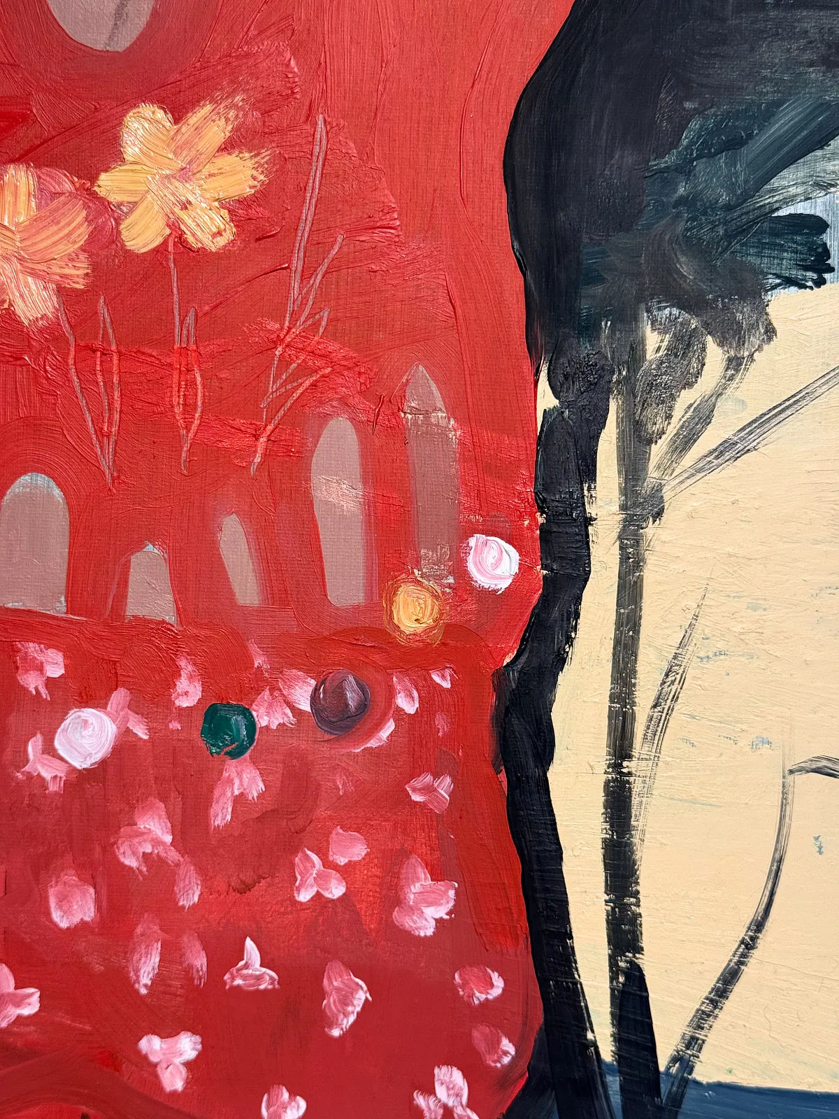 Image of Shine by Adriana Shportan, size: 35x35, made of oil on canvas, Painting medium, from London, part of the Moments series, priced at £450 (≈ 27,323 грн) Photo 3 of 4.