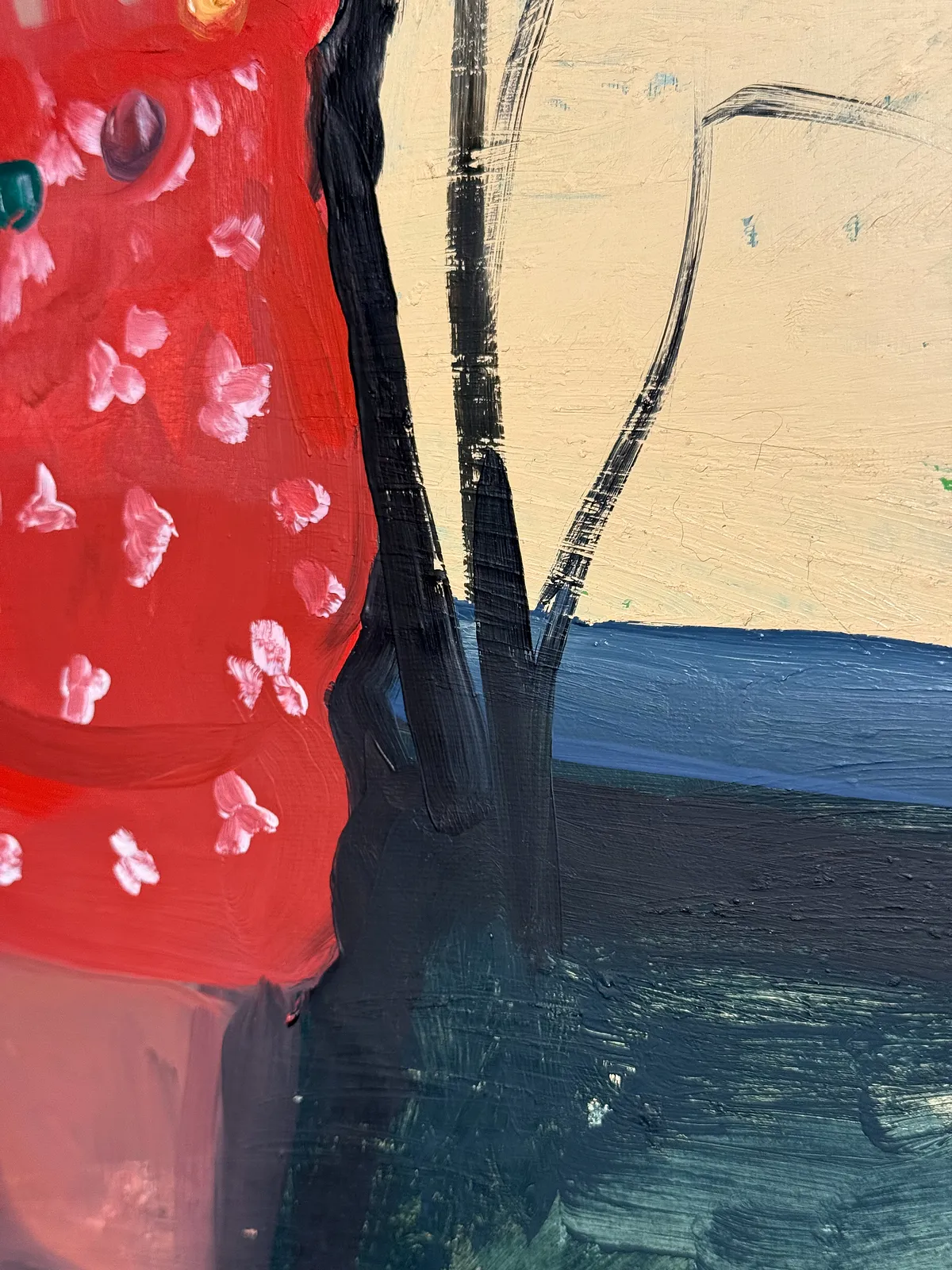 Image of Shine by Adriana Shportan, size: 35x35, made of oil on canvas, Painting medium, from London, part of the Moments series, priced at £450 (≈ 27,323 грн) Photo 4 of 4.