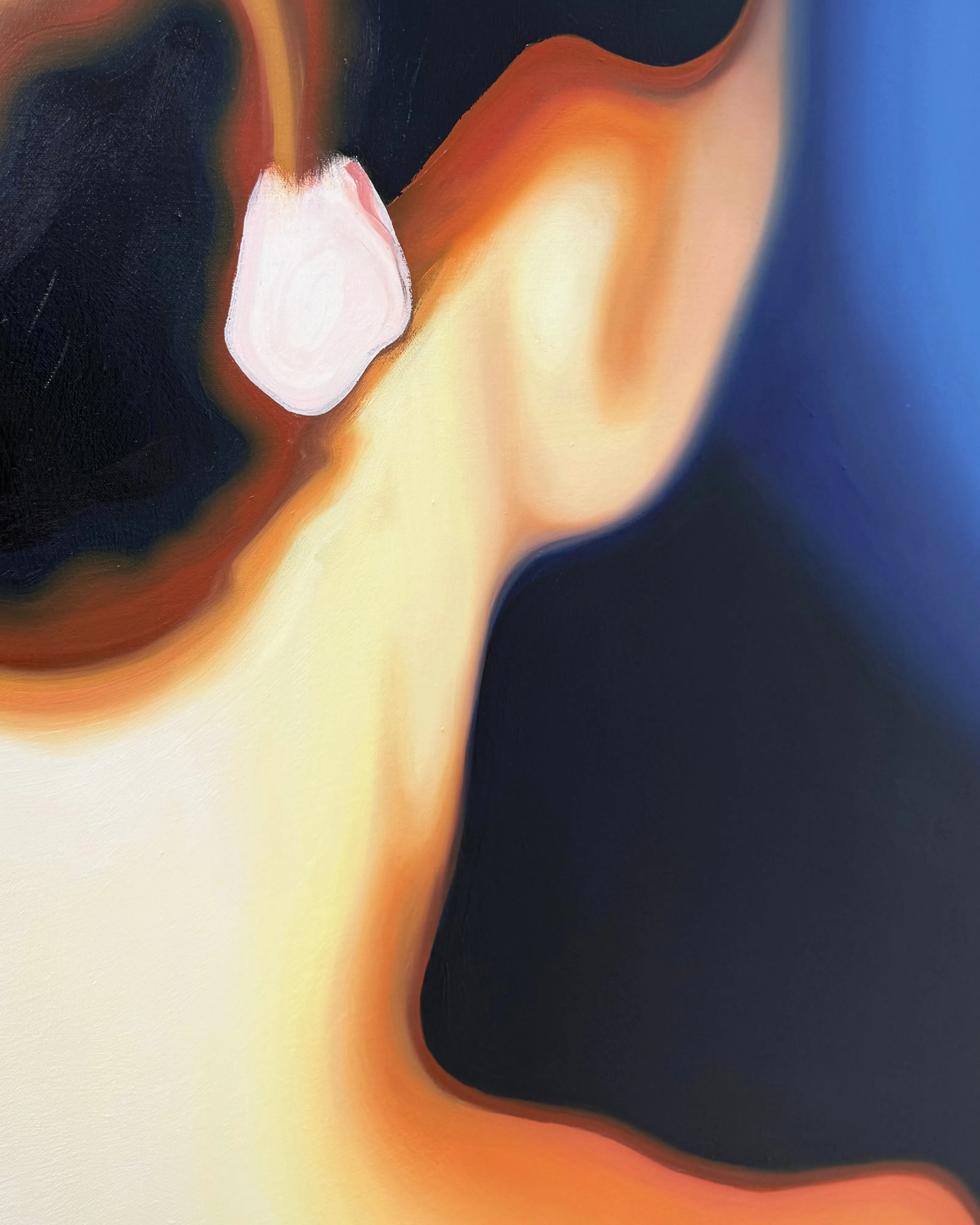 Image of CAMOUFLAGE by Adriana Shportan, size: 150x120, made of oil on canvas, Painting medium, from London, part of the Blue series, priced at £4000 (≈ 242,874 грн) Photo 2 of 3.