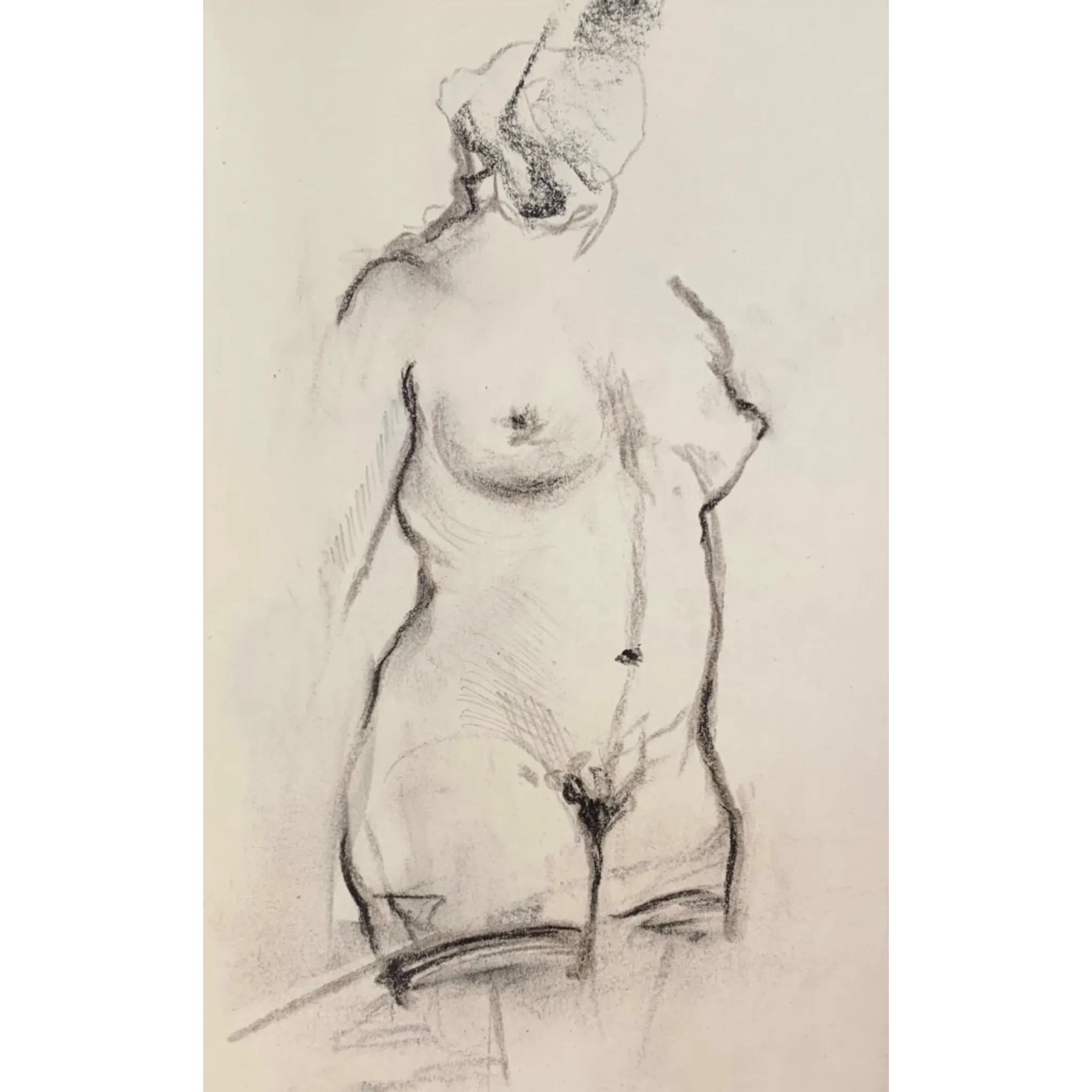 Image of Sketch 02 by Adriana Shportan, size: 8.5x12.5, made of charcoal on paper, Drawing medium, from London, part of the Sketches series, priced at £50 (≈ 3,036 грн) Photo 1 of 2.
