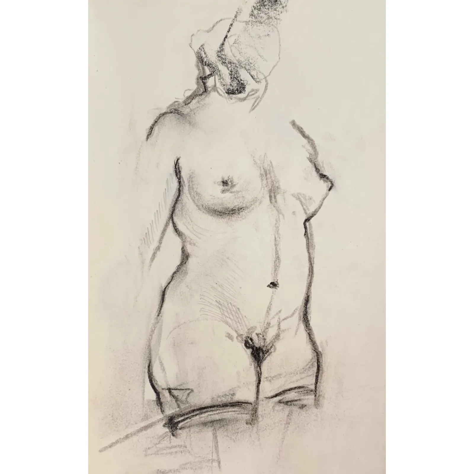 Image of Sketch 02 by Adriana Shportan, size: 8.5x12.5, made of charcoal on paper, Drawing medium, from London, part of the Sketches series, priced at £50 (≈ 3,036 грн) Photo 1 of 2.