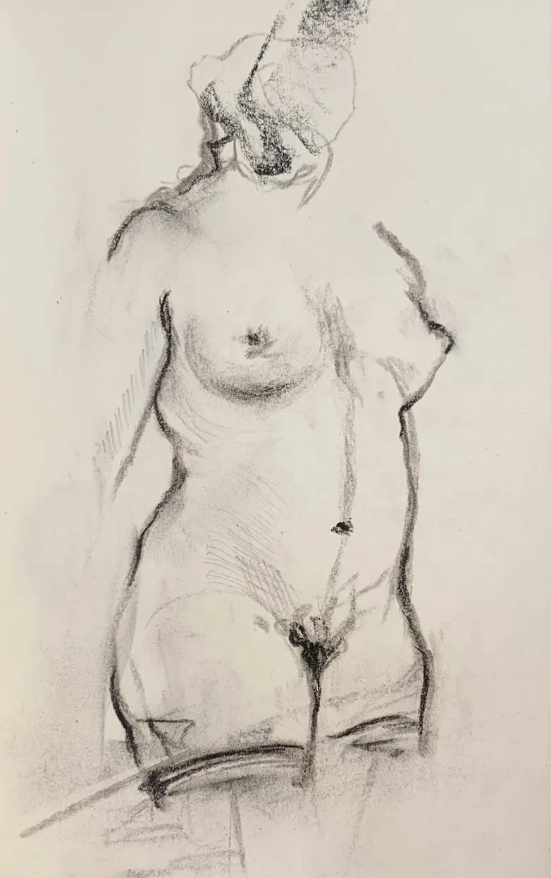 Image of Sketch 02 by Adriana Shportan, size: 8.5x12.5, made of charcoal on paper, Drawing medium, from London, part of the Sketches series, priced at £50 (≈ 3,036 грн) Photo 2 of 2.