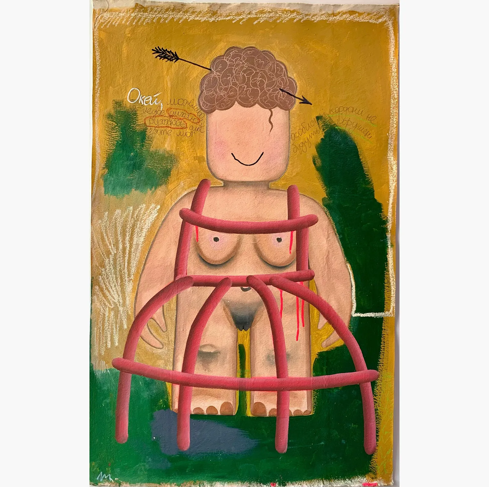 Image of “Smth about boundaries and 19th century fashion” by Adriana Shportan, size: 60x95, made of oil on canvas, Painting medium, from London, priced at £600 (≈ 36,431 грн) Photo 1 of 2.