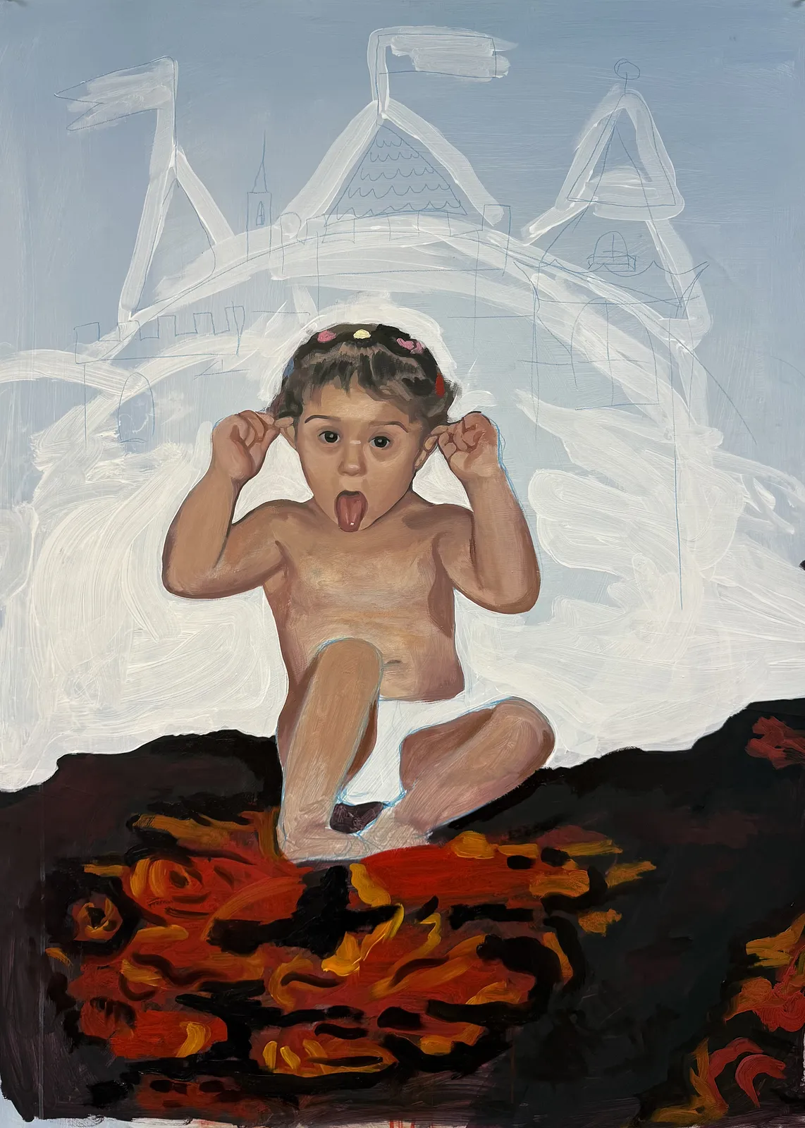 Image of Fruzia by Adriana Shportan, size: 100x70, made of oil on canvas, from London, priced at £900 (≈ 54,647 грн) Photo 3 of 3.