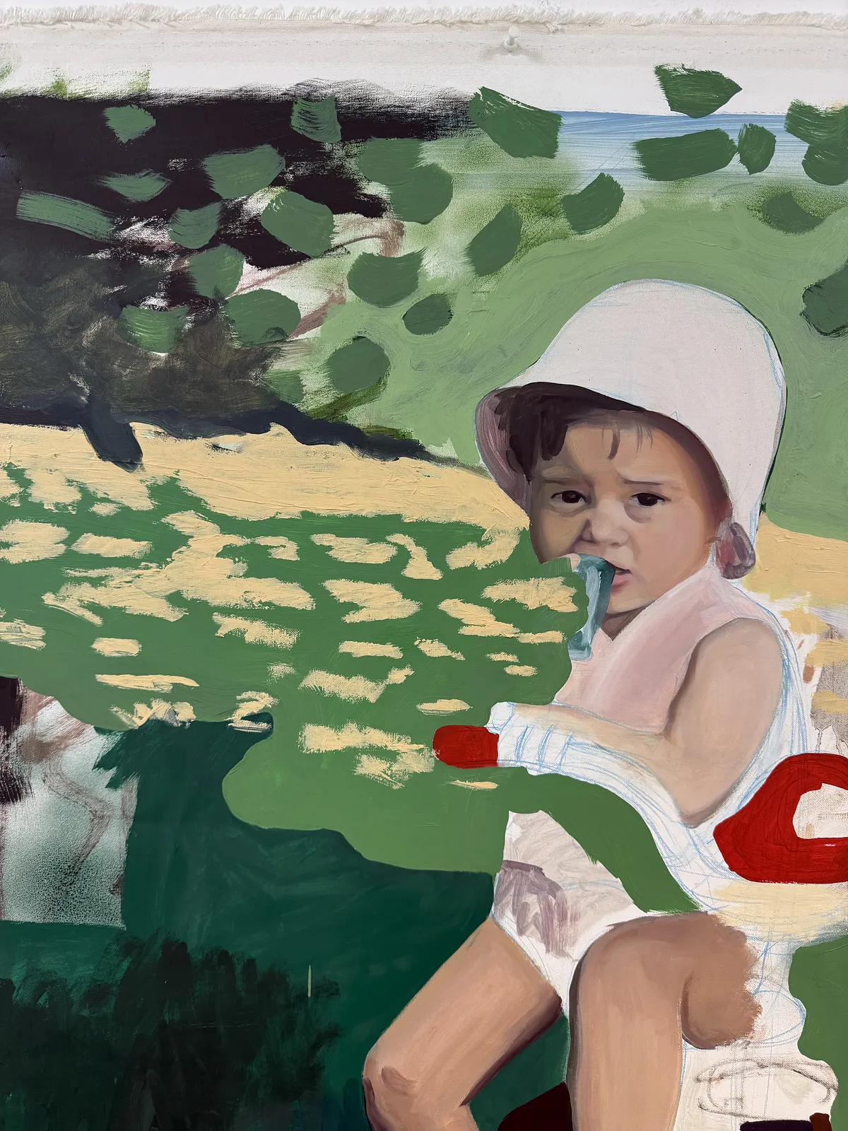 Image of Pechorna by Adriana Shportan, size: 90x150, made of oil, acrylic, spray on canvas, from London, priced at £2000 (≈ 121,437 грн) Photo 3 of 5.
