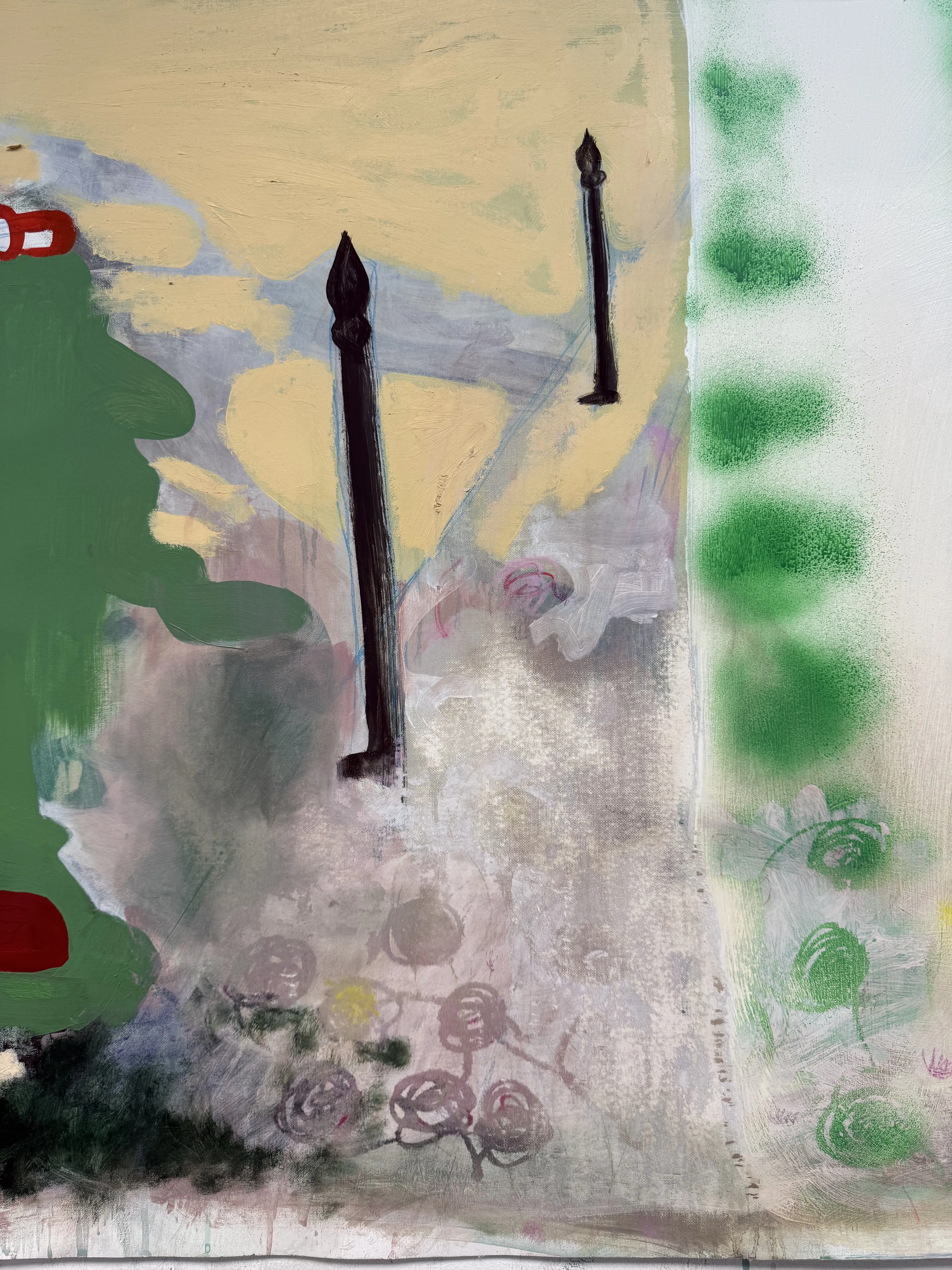 Image of Pechorna by Adriana Shportan, size: 90x150, made of oil, acrylic, spray on canvas, from London, priced at £2000 (≈ 121,308 грн) Photo 4 of 5.