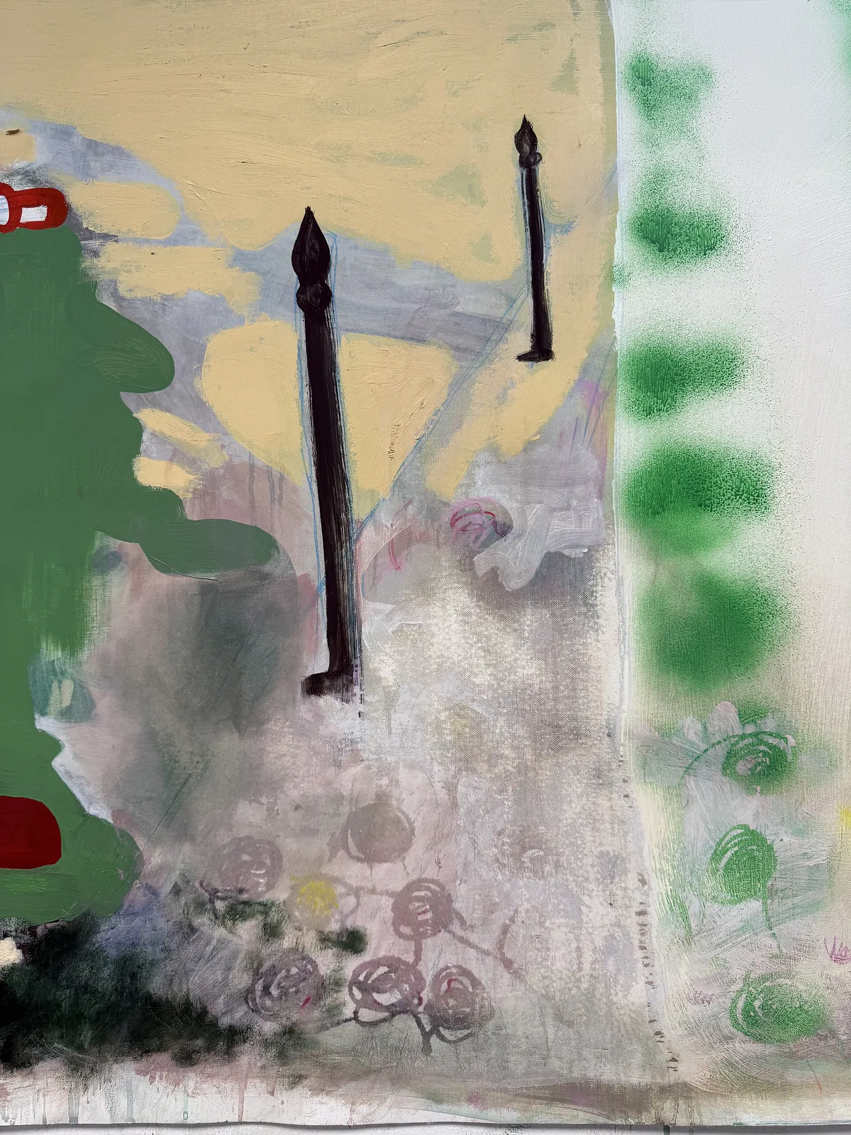 Image of Pechorna by Adriana Shportan, size: 90x150, made of oil, acrylic, spray on canvas, from London, priced at £2000 (≈ 121,437 грн) Photo 4 of 5.