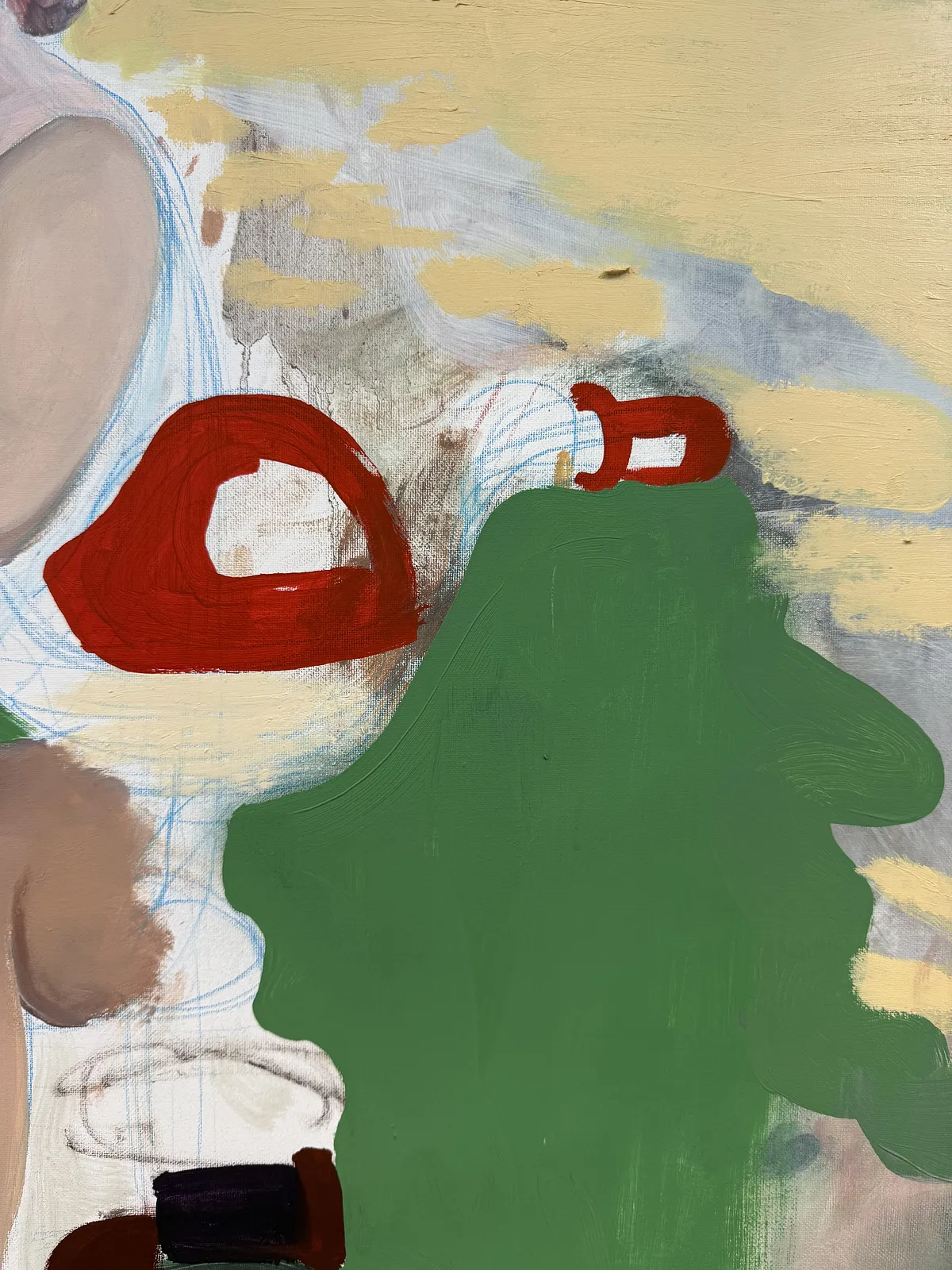 Image of Pechorna by Adriana Shportan, size: 90x150, made of oil, acrylic, spray on canvas, from London, priced at £2000 (≈ 121,437 грн) Photo 5 of 5.