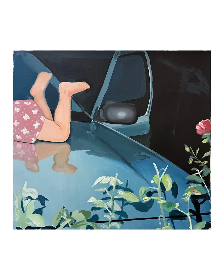 Image of Day and night (night) by Adriana Shportan, size: 74x80, made of oil on canvas, from London, priced at £700