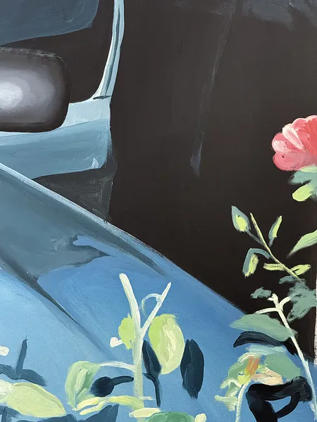 Image of Day and night (night) by Adriana Shportan, size: 74x80, made of oil on canvas, from London, priced at £700 Photo 2 of 4.