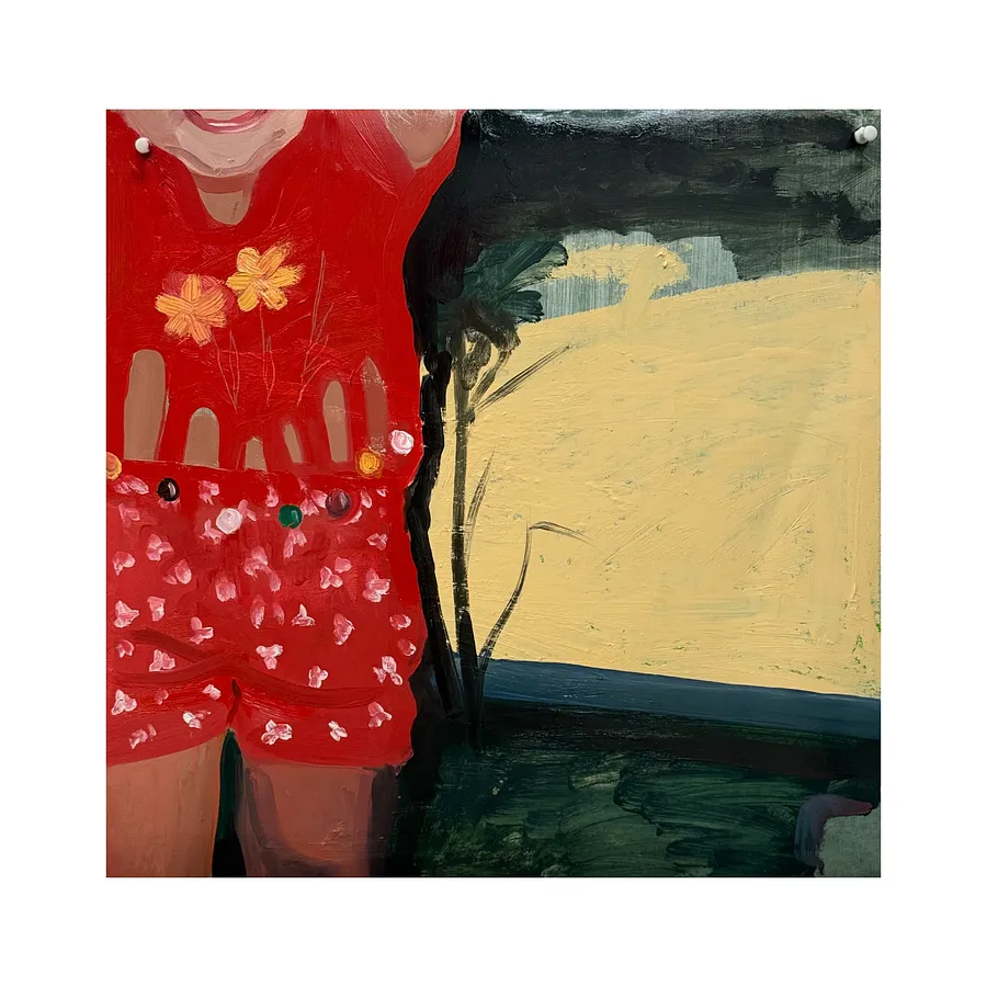 Image of Shine by Adriana Shportan, size: 35x35, made of oil on canvas, Painting medium, from London, part of the Moments series, priced at £450